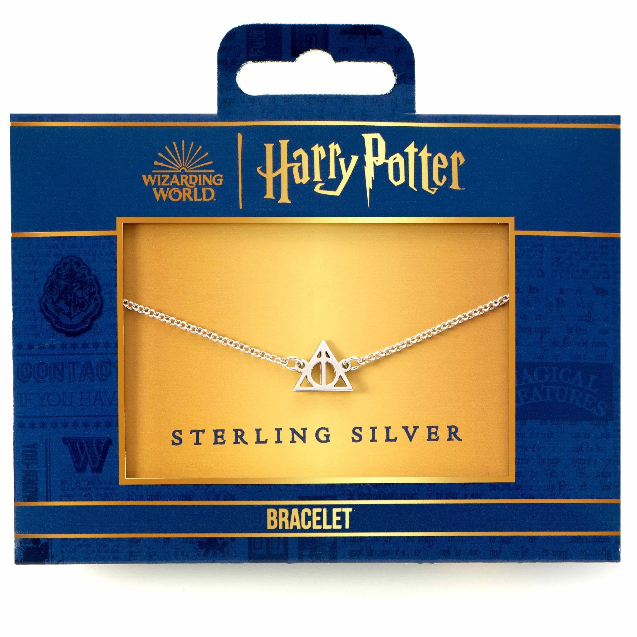 Harry Potter Sterling Silver Deathly Hallows Charm Bracelet  SCB00523