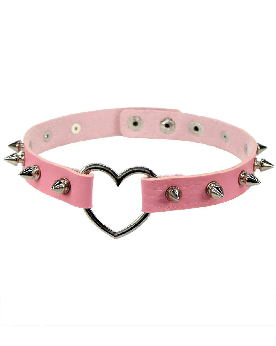 Heart Spike Choker