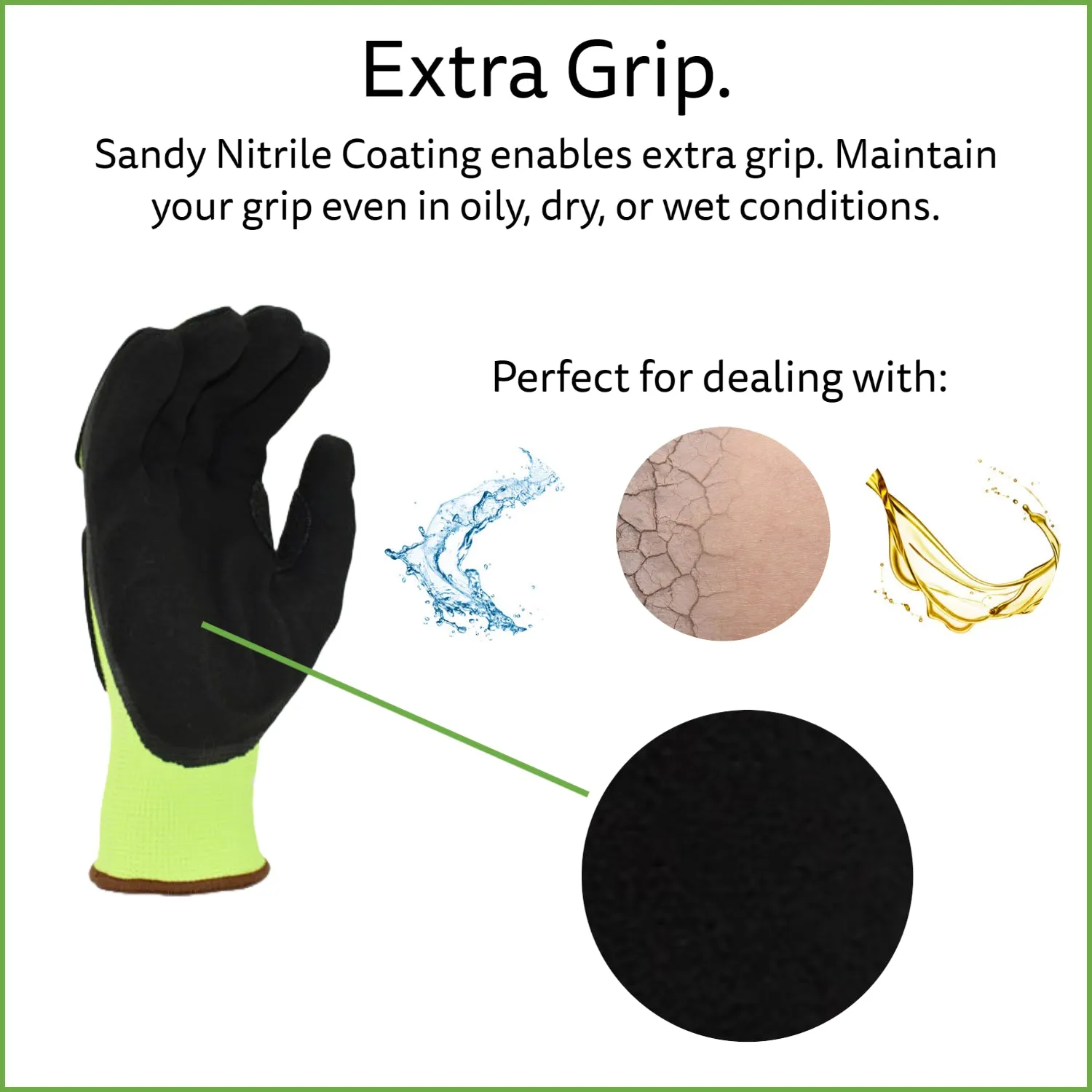 Heavy-Duty Impact Gloves, High-Visibility, ANSI Cut Level A2