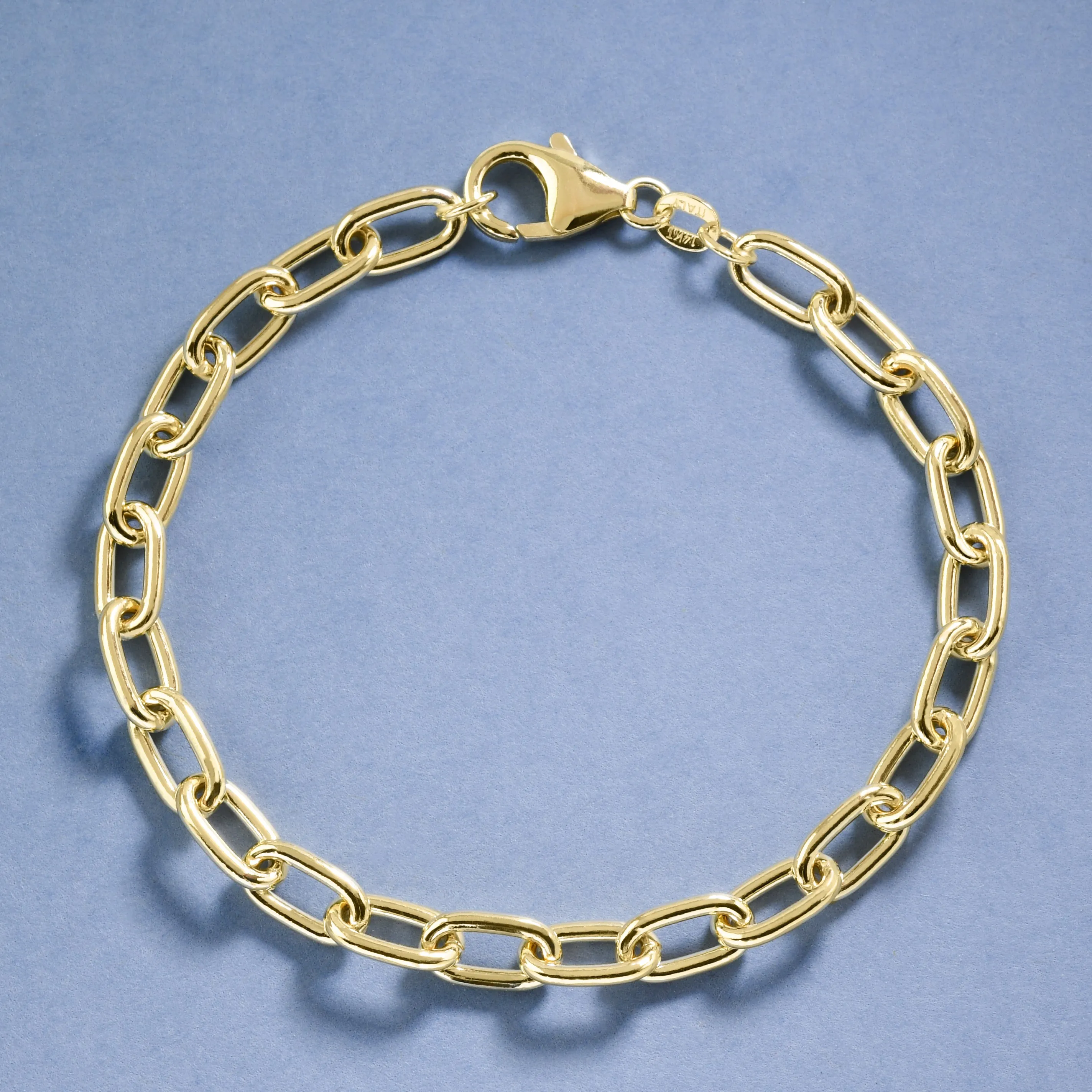 Heavy Gold Link Bracelet