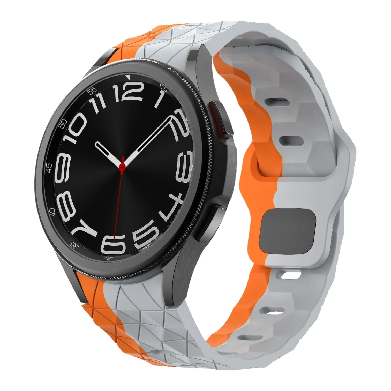 Hugo Boss 22mm Range compatible Silicone Football Pattern Watch Straps