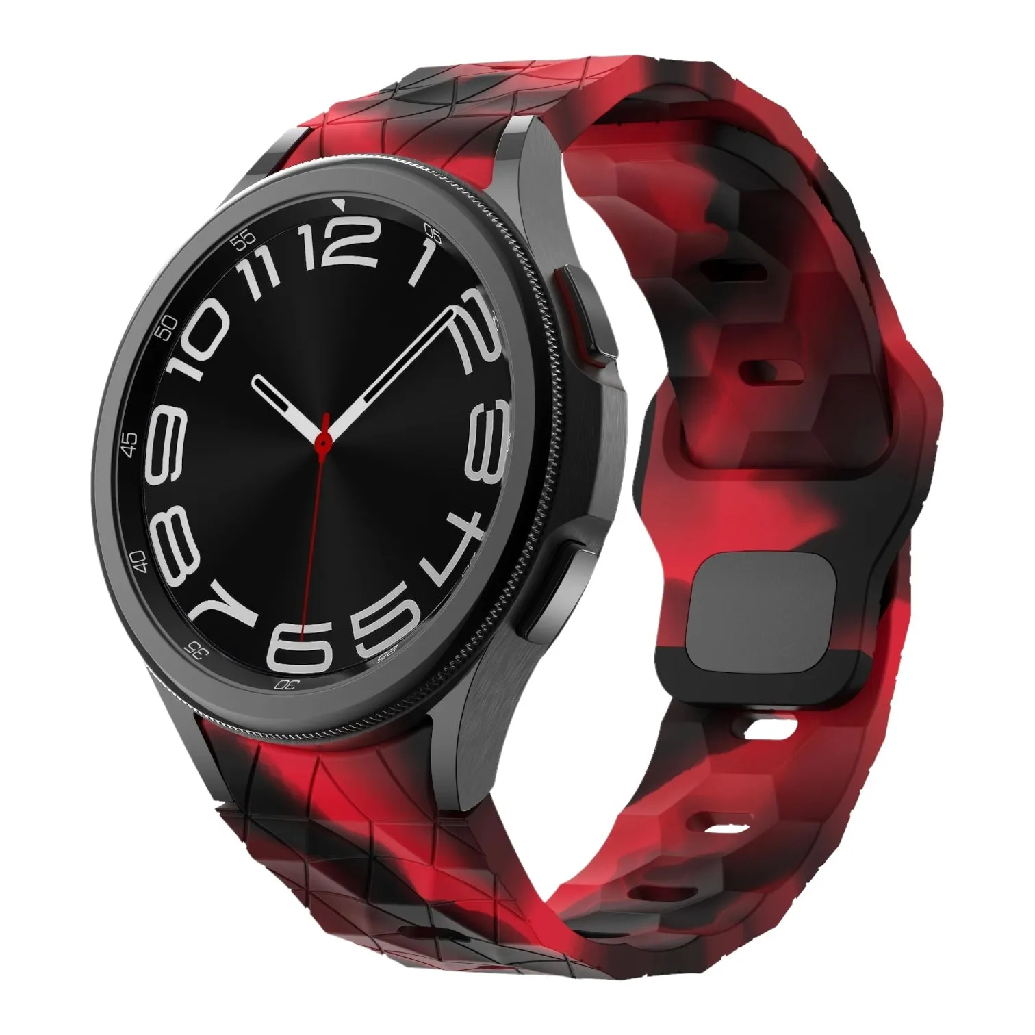 Hugo Boss 22mm Range compatible Silicone Football Pattern Watch Straps