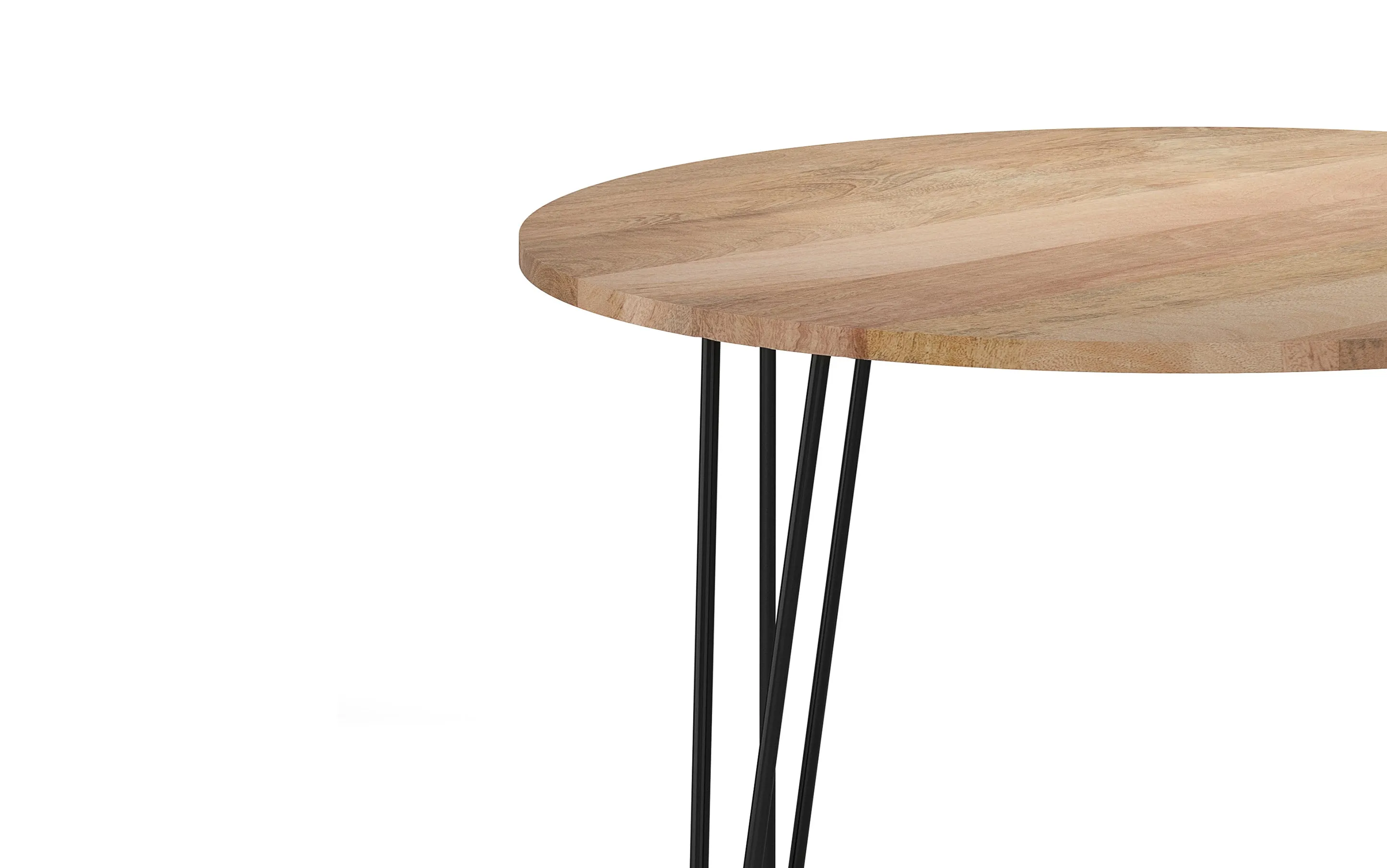 Hunter 45 Inch Round Dining Table in Mango