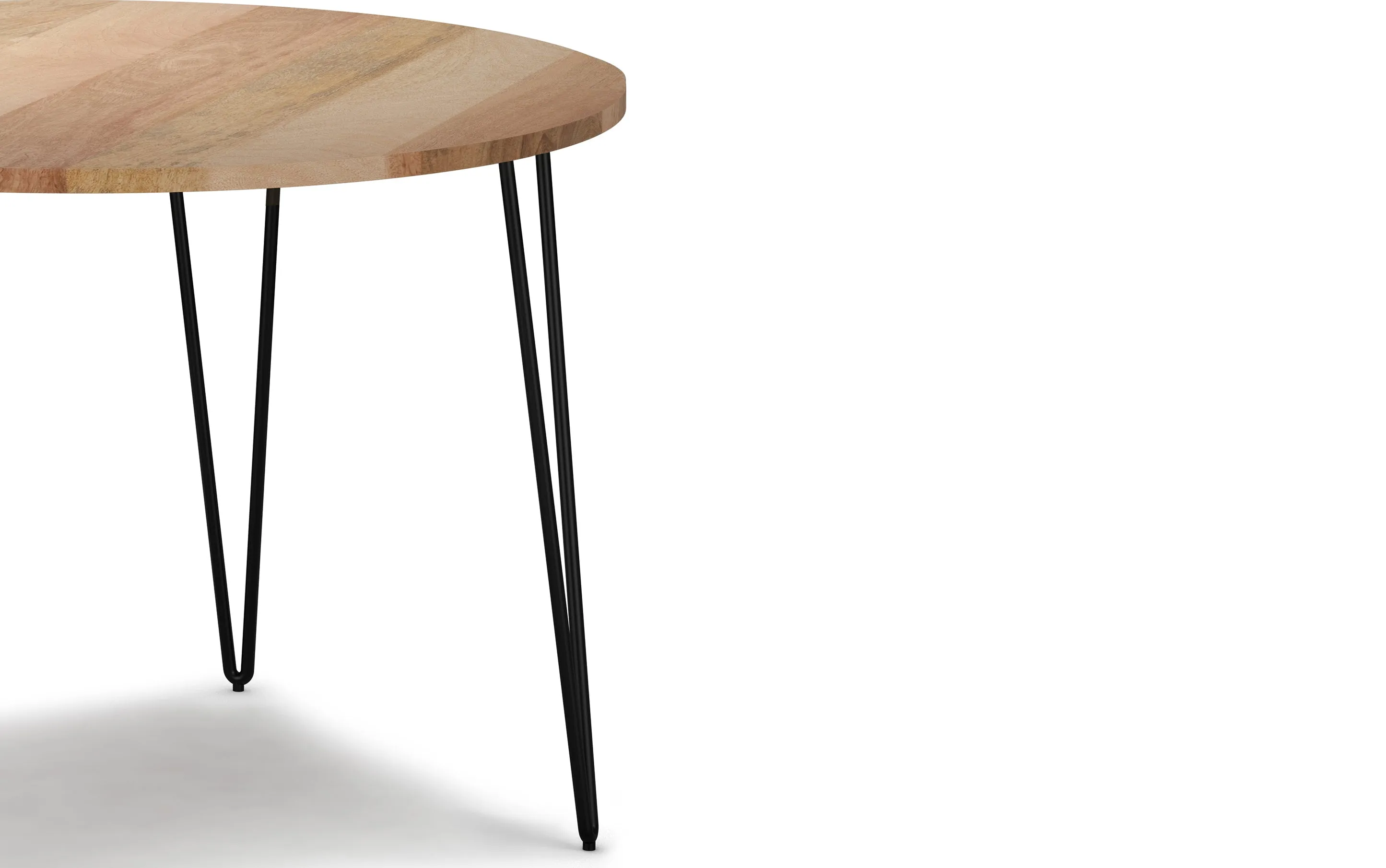 Hunter 45 Inch Round Dining Table in Mango