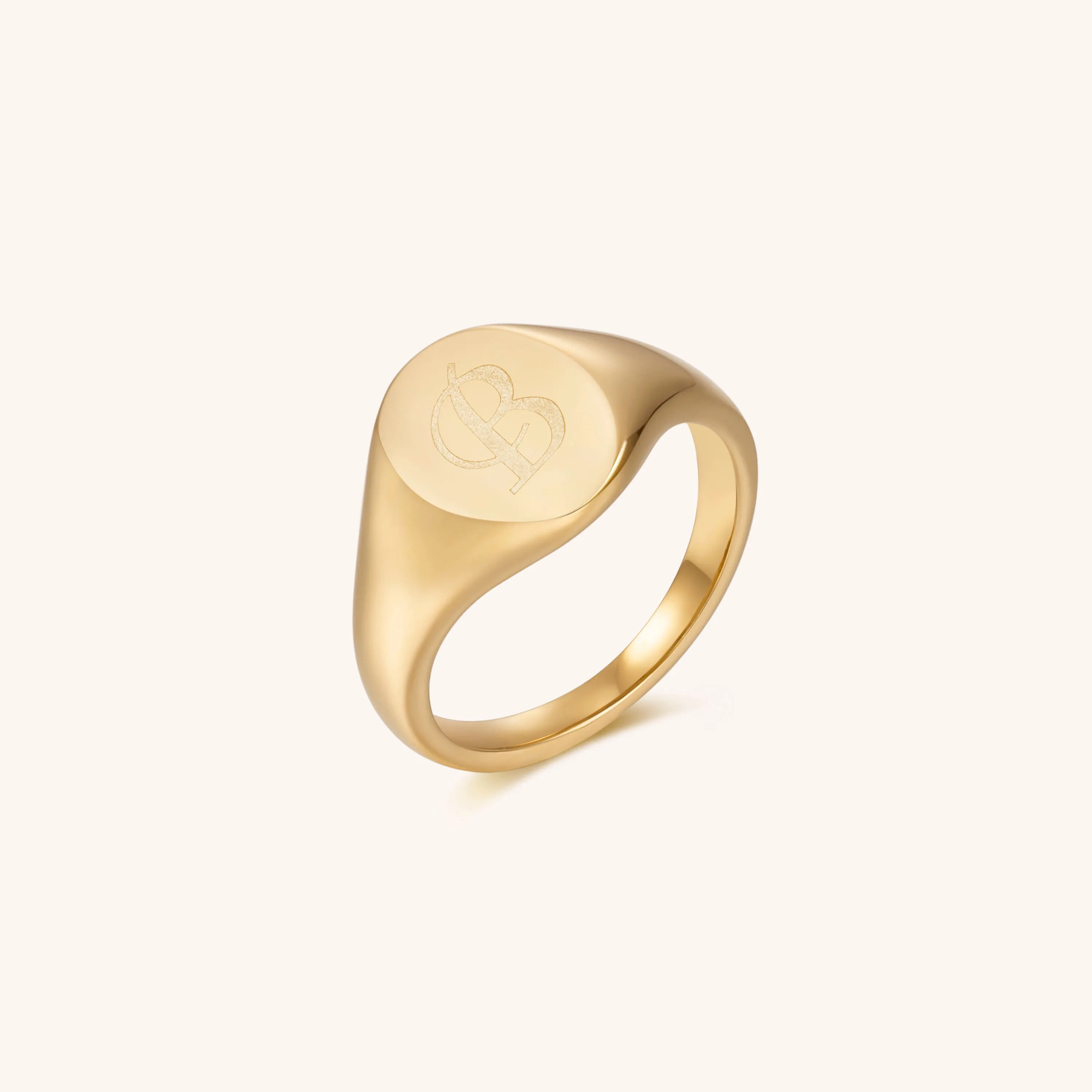 Initial Signet Ring - B