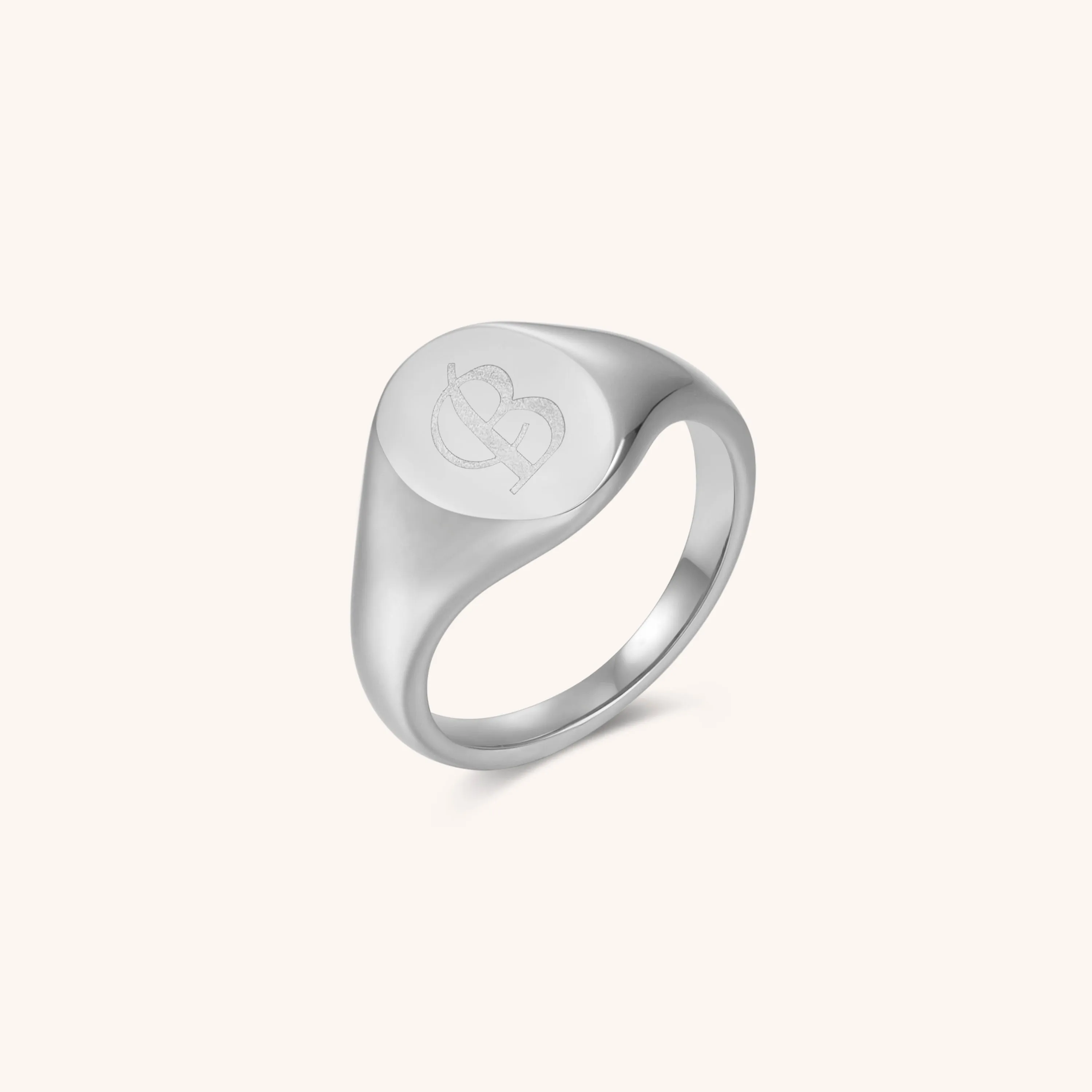 Initial Signet Ring - B