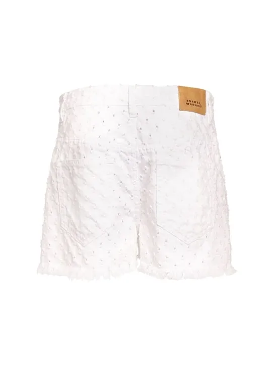 Isabel Marant   Lesia cotton denim shorts 