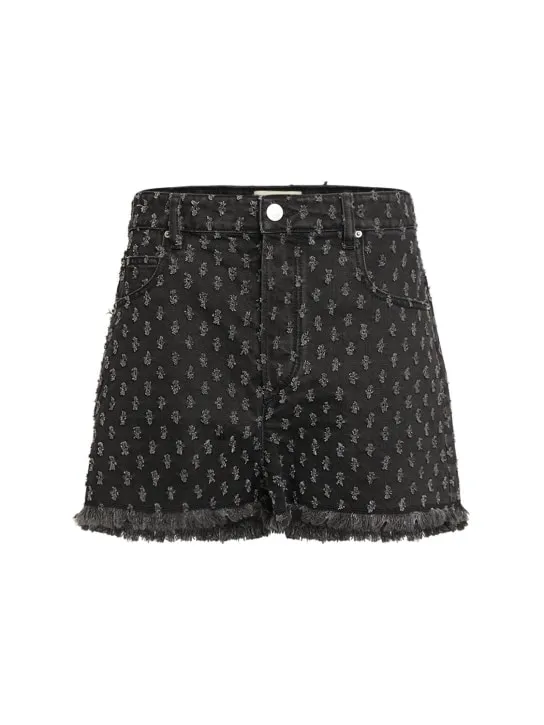 Isabel Marant   Lesia cotton denim shorts 