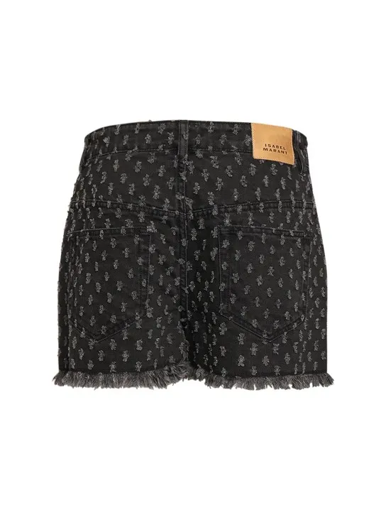 Isabel Marant   Lesia cotton denim shorts 