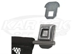 Jaz Products Deluxe Push Button Seat Belt Style Latch Window Net Mounting Kit 28" Rod Length