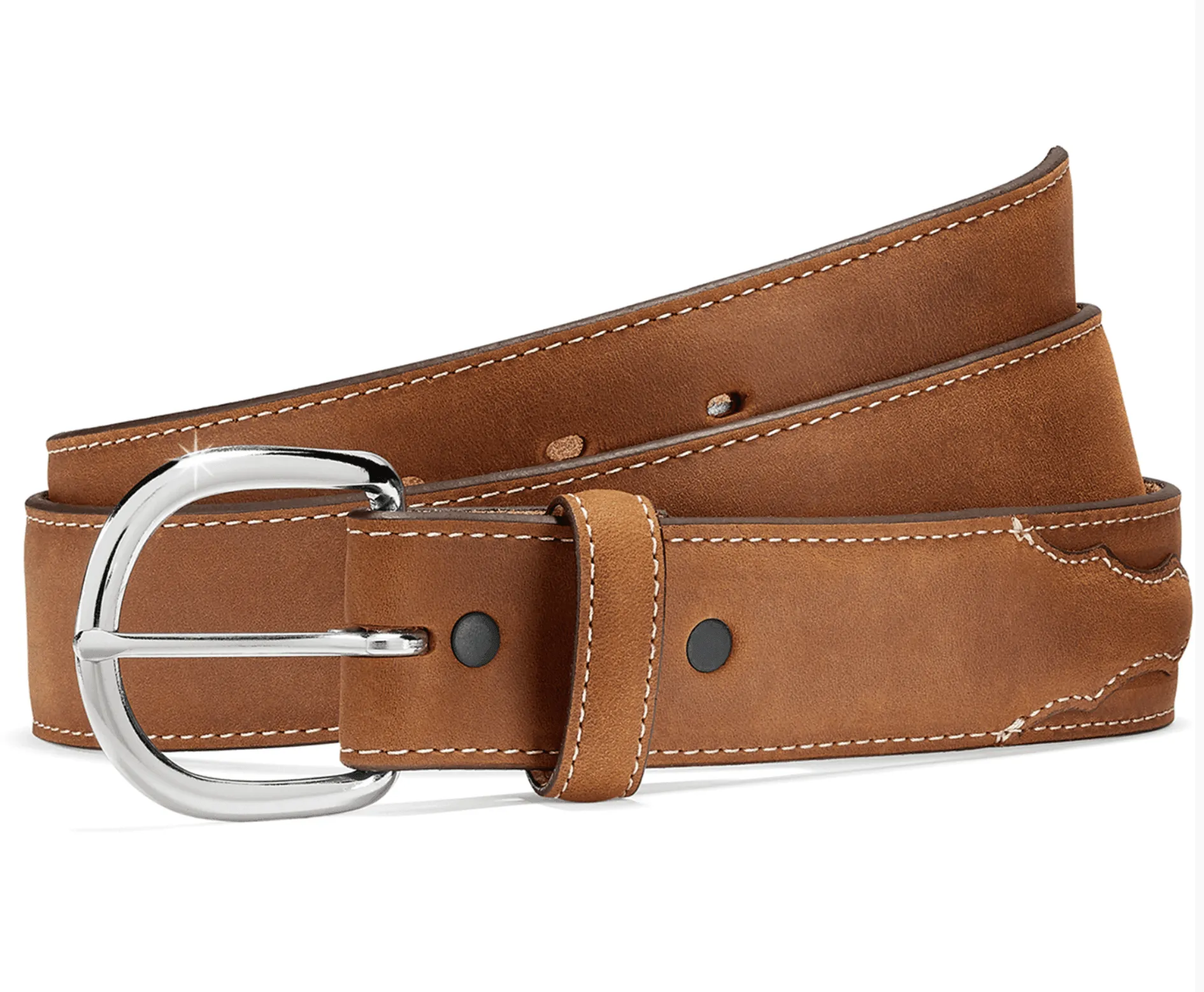 Justin Men's Brown Classic Western Leather Belt 53709