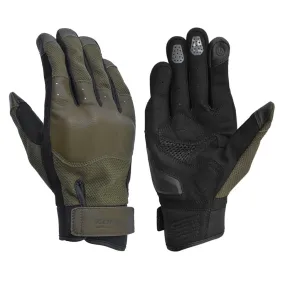 KOMINE GK-256 CE PROTECT MOTORCYCLE LEATHER GLOVES TURTLE