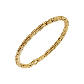 Konstantino Mens Kavafi 18K Yellow Gold Link Bracelet