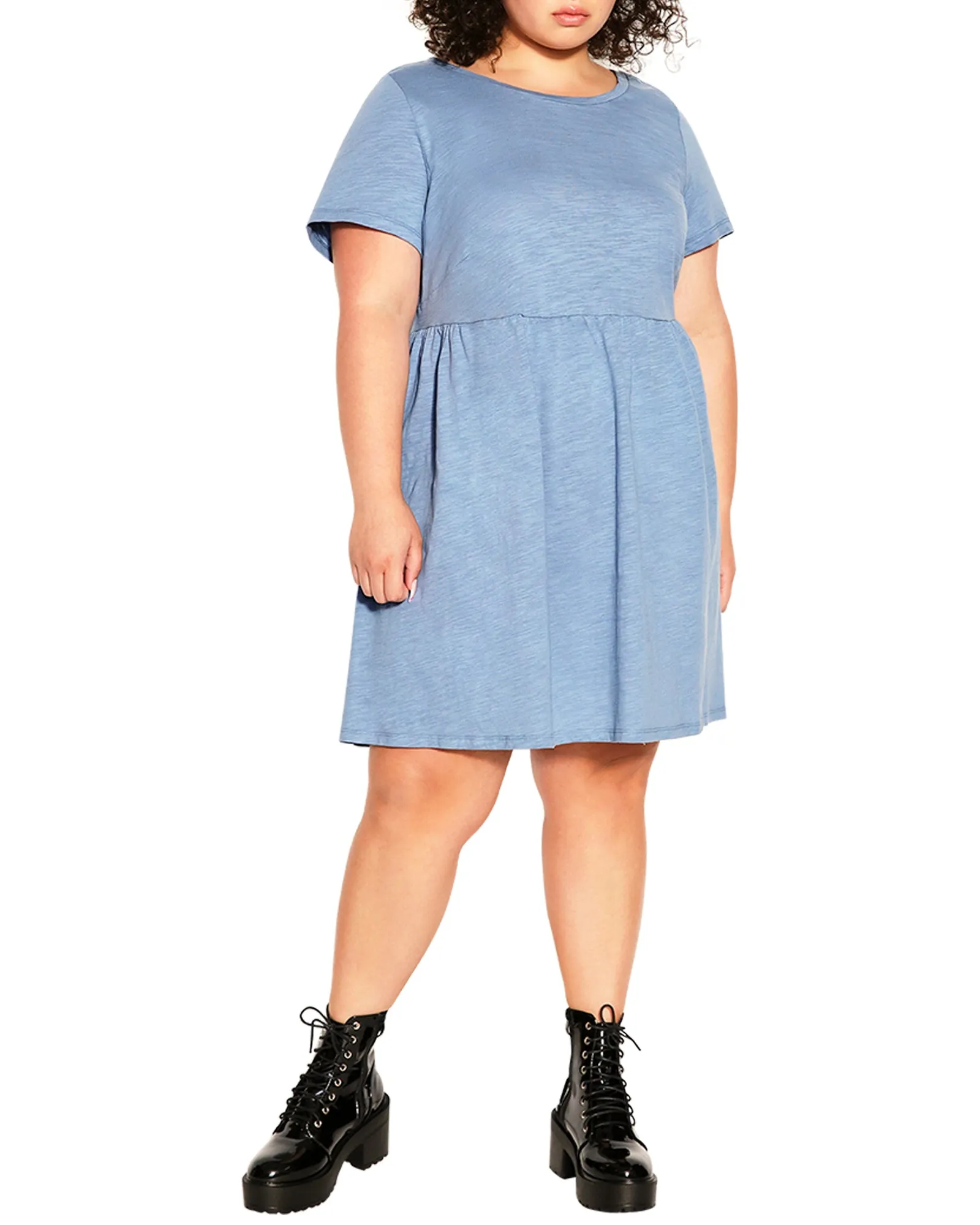 Kyra Knit Dress | Cornflower Blue