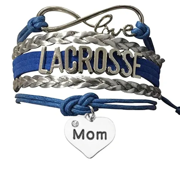 Lacrosse Infinity Bracelet - Pick Charm