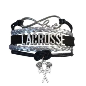 Lacrosse Infinity Bracelet - Pick Charm