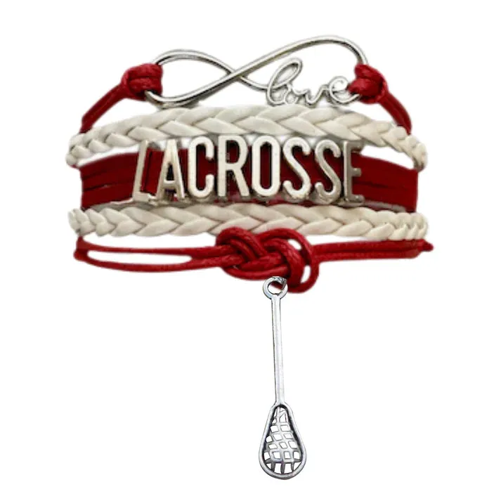 Lacrosse Infinity Bracelet - Pick Charm