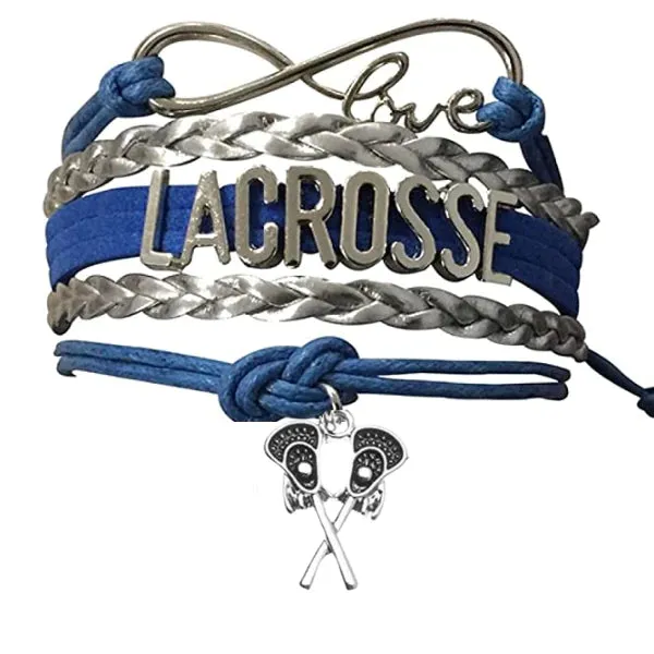 Lacrosse Infinity Bracelet - Pick Charm