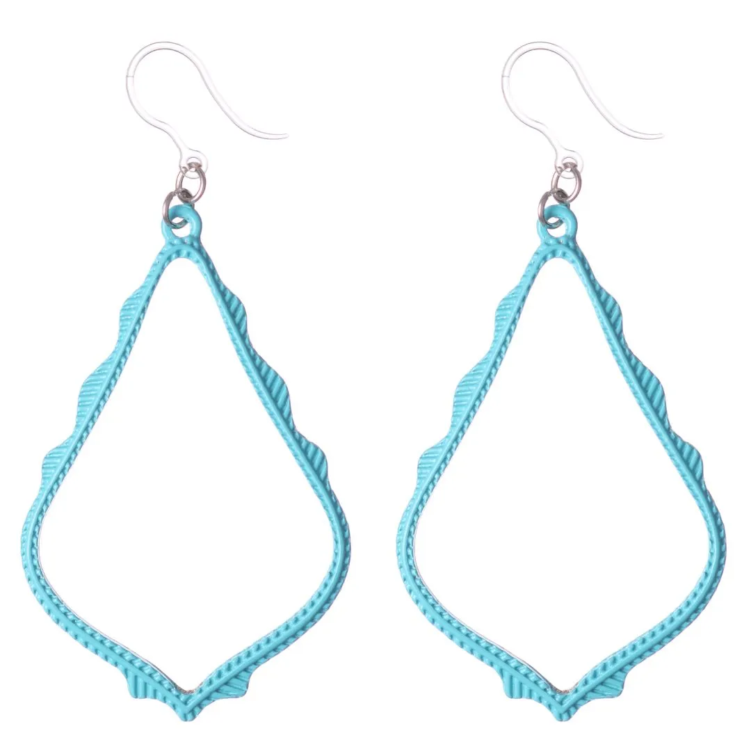 Large Chandelier Dangles Hypoallergenic Earrings for Sensitive Ears Made with Plastic Posts