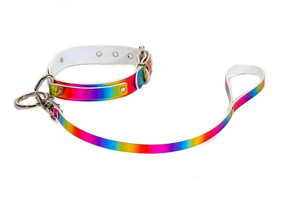 Leash Rainbow Choker