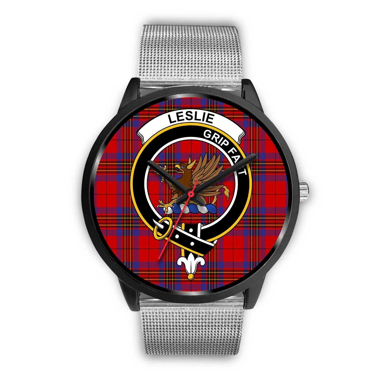 Leslie Modern Clan Badge Tartan Black Watch