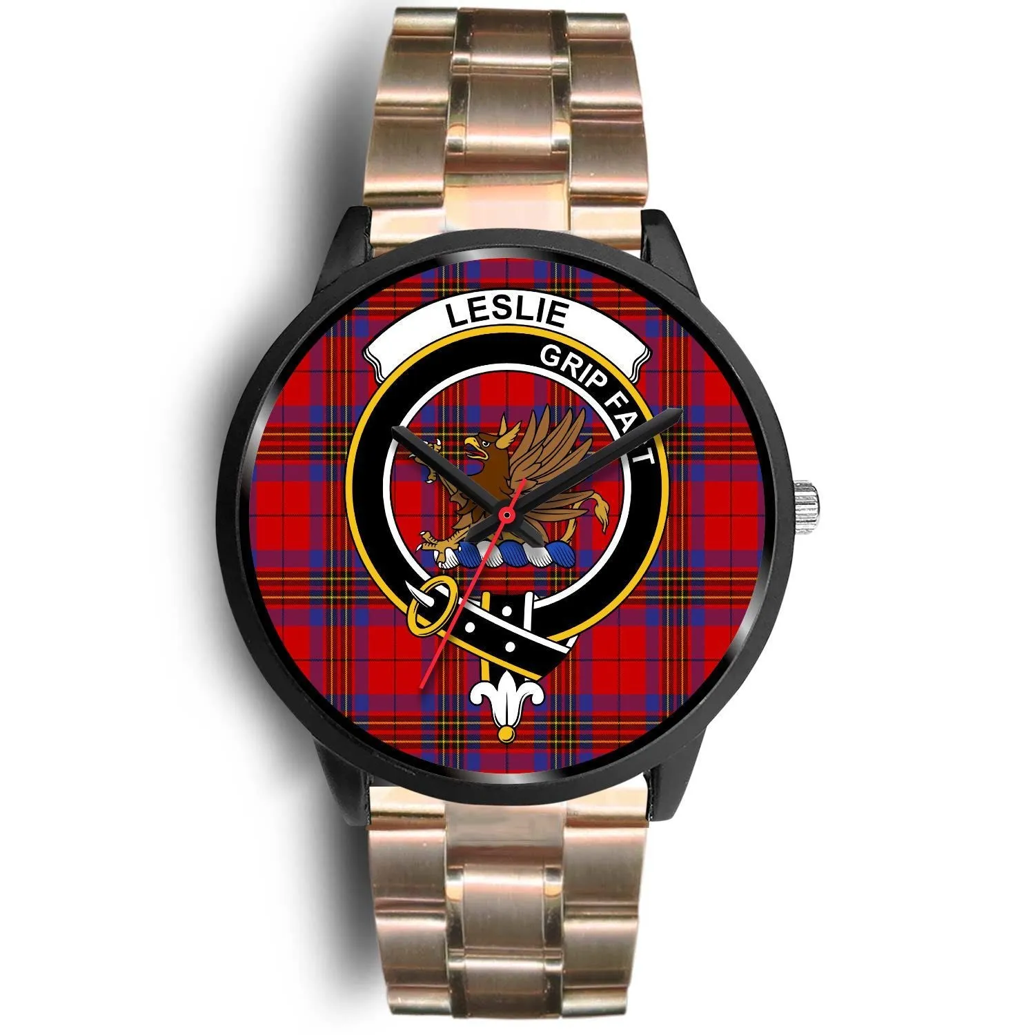 Leslie Modern Clan Badge Tartan Black Watch