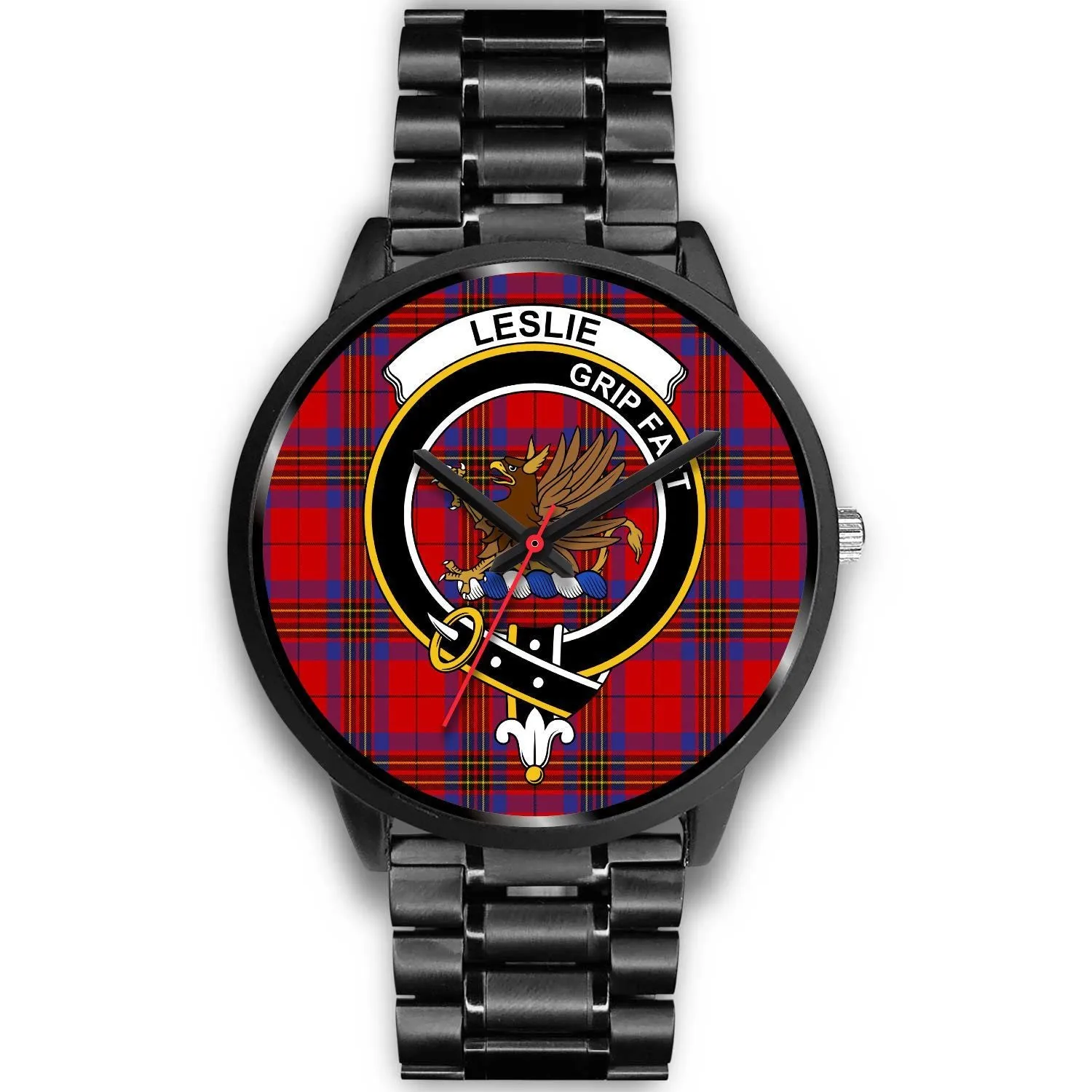 Leslie Modern Clan Badge Tartan Black Watch