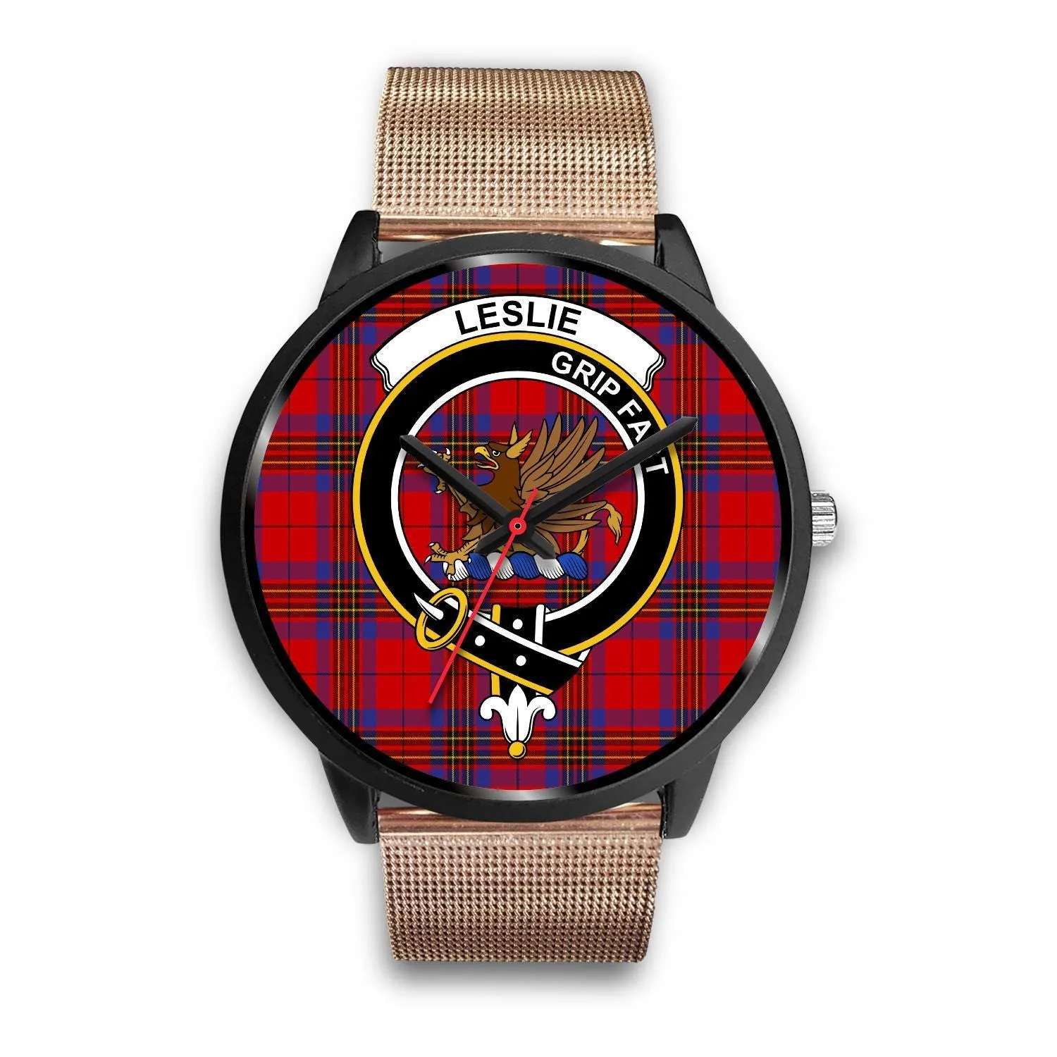 Leslie Modern Clan Badge Tartan Black Watch