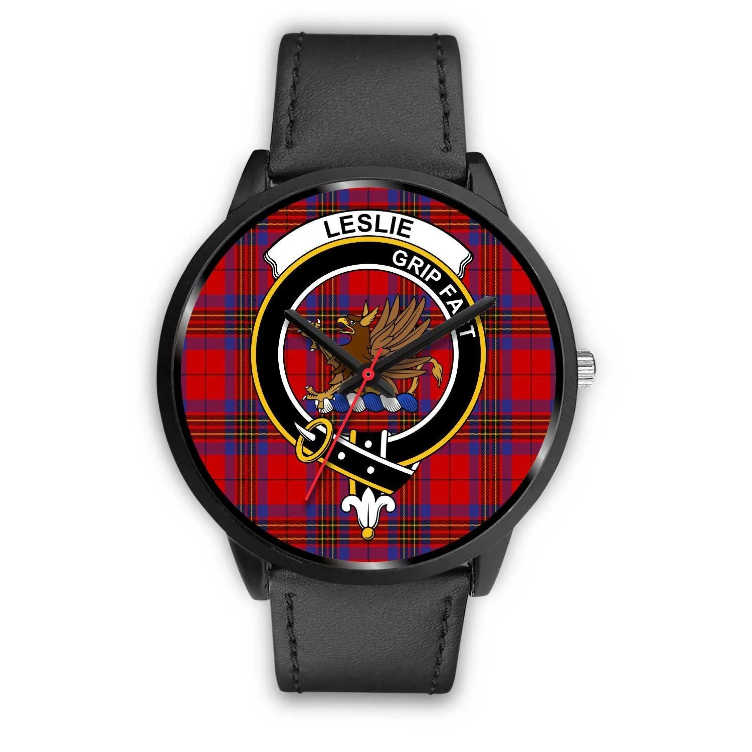 Leslie Modern Clan Badge Tartan Black Watch