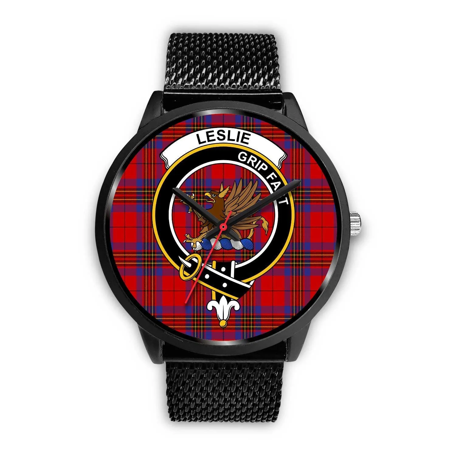 Leslie Modern Clan Badge Tartan Black Watch