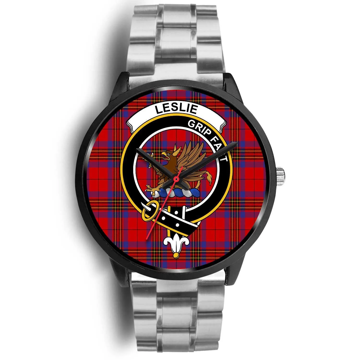 Leslie Modern Clan Badge Tartan Black Watch