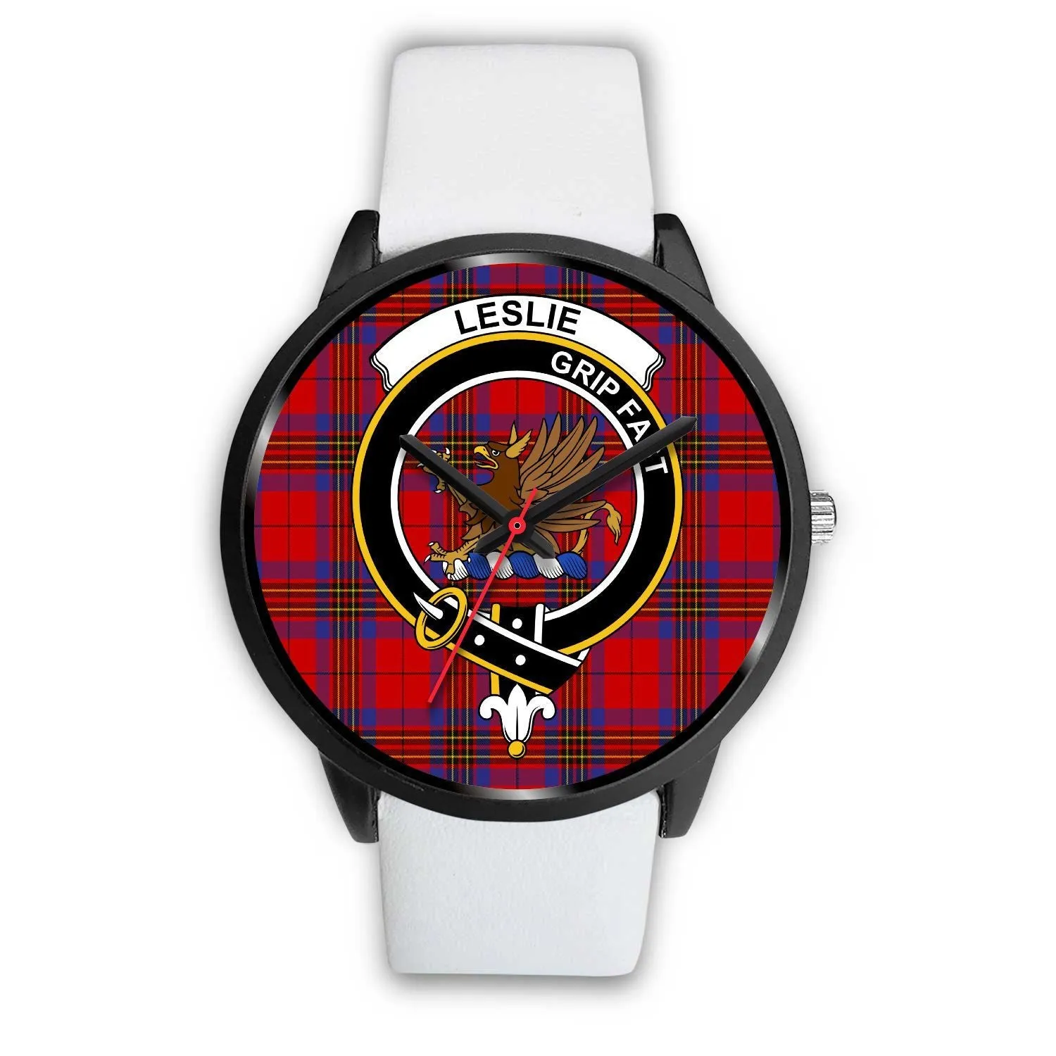 Leslie Modern Clan Badge Tartan Black Watch