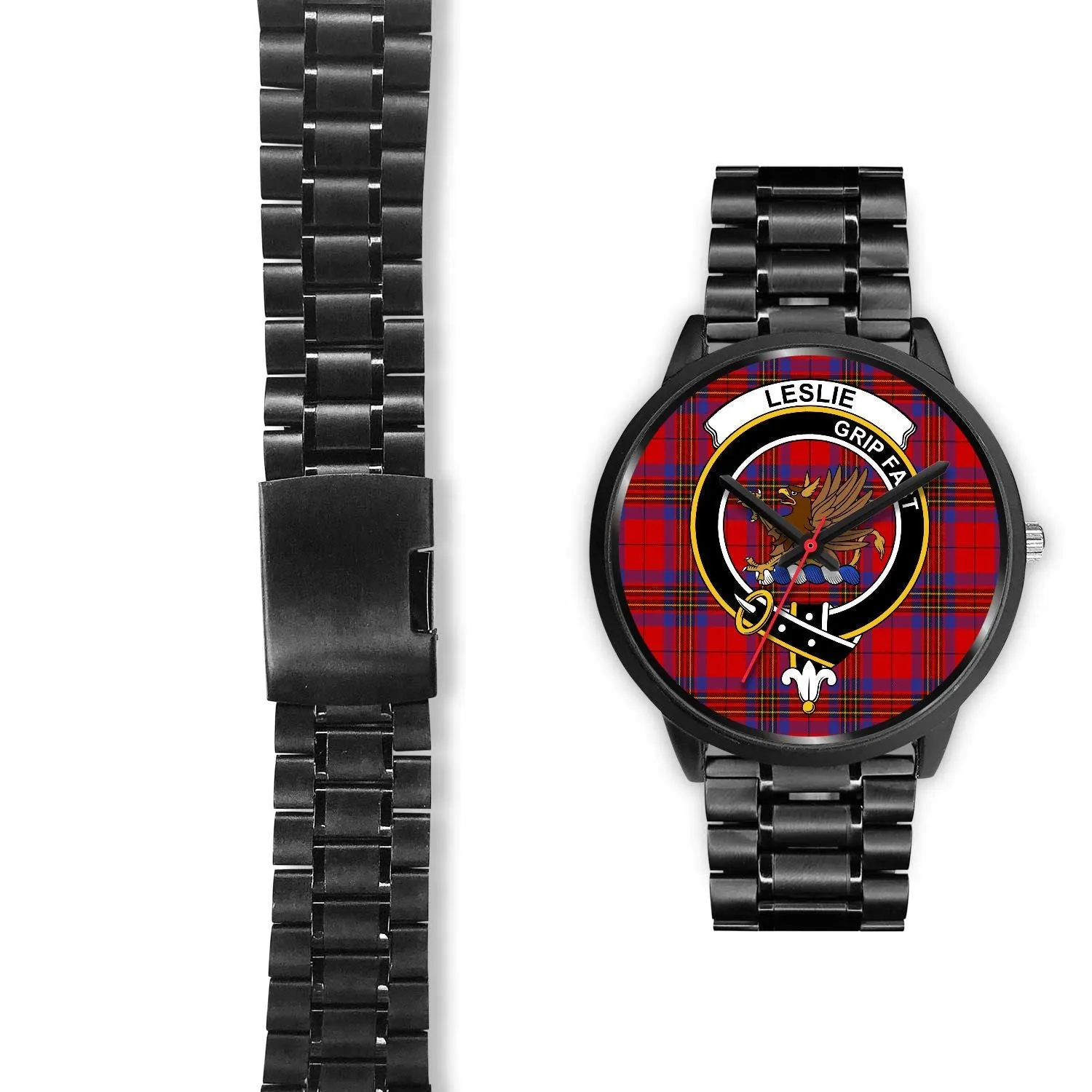 Leslie Modern Clan Badge Tartan Black Watch