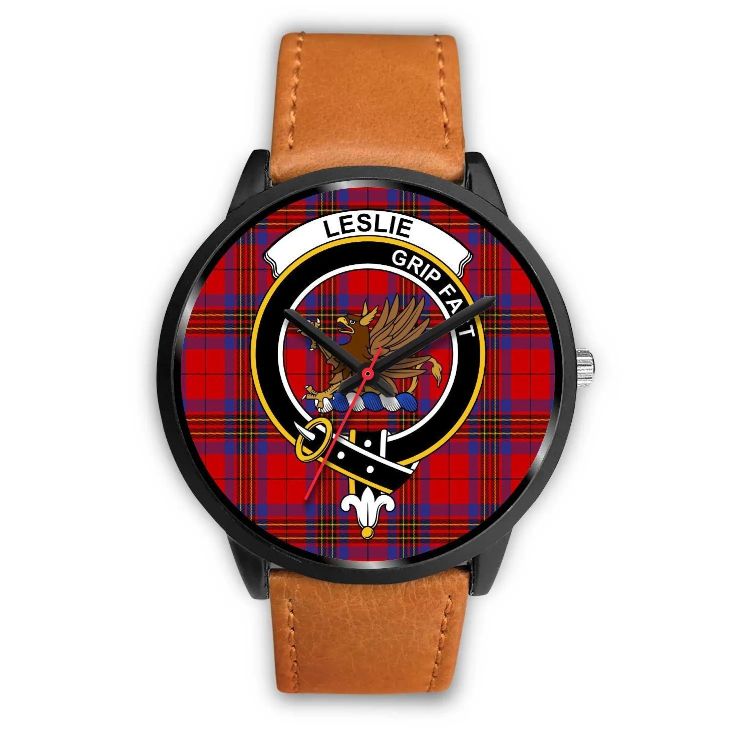 Leslie Modern Clan Badge Tartan Black Watch