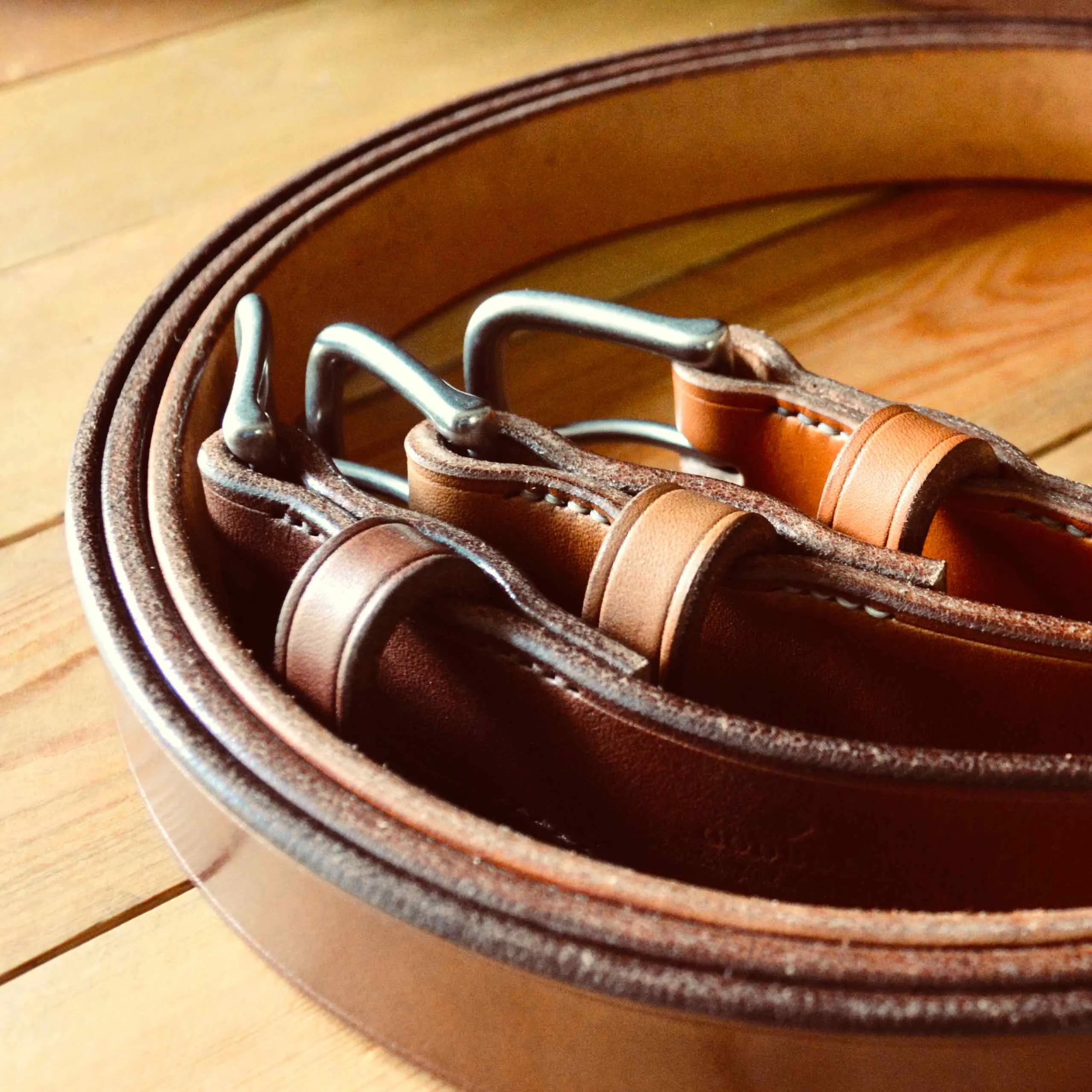 Lifetime Belts with Solid Brass Hardware