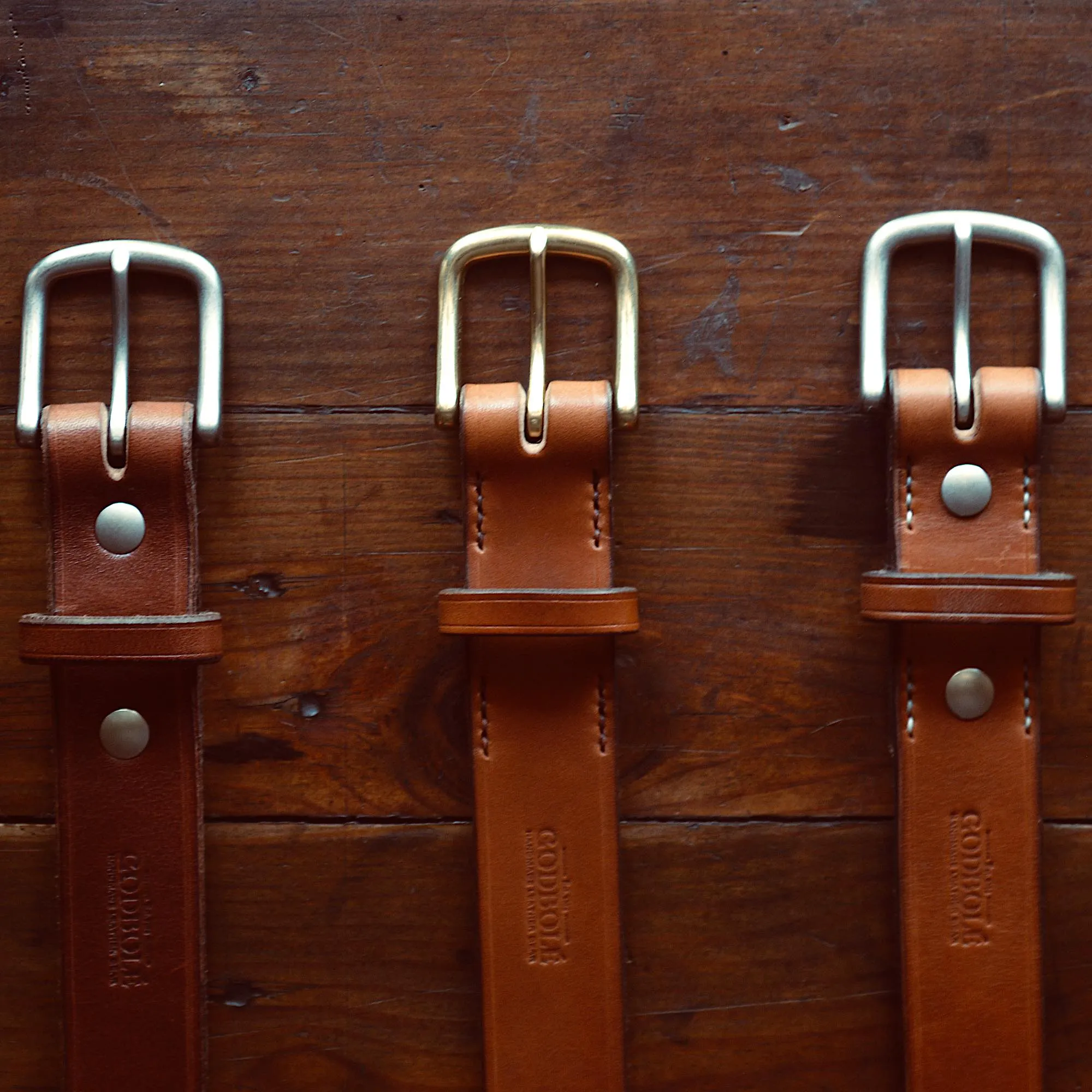 Lifetime Belts with Solid Brass Hardware