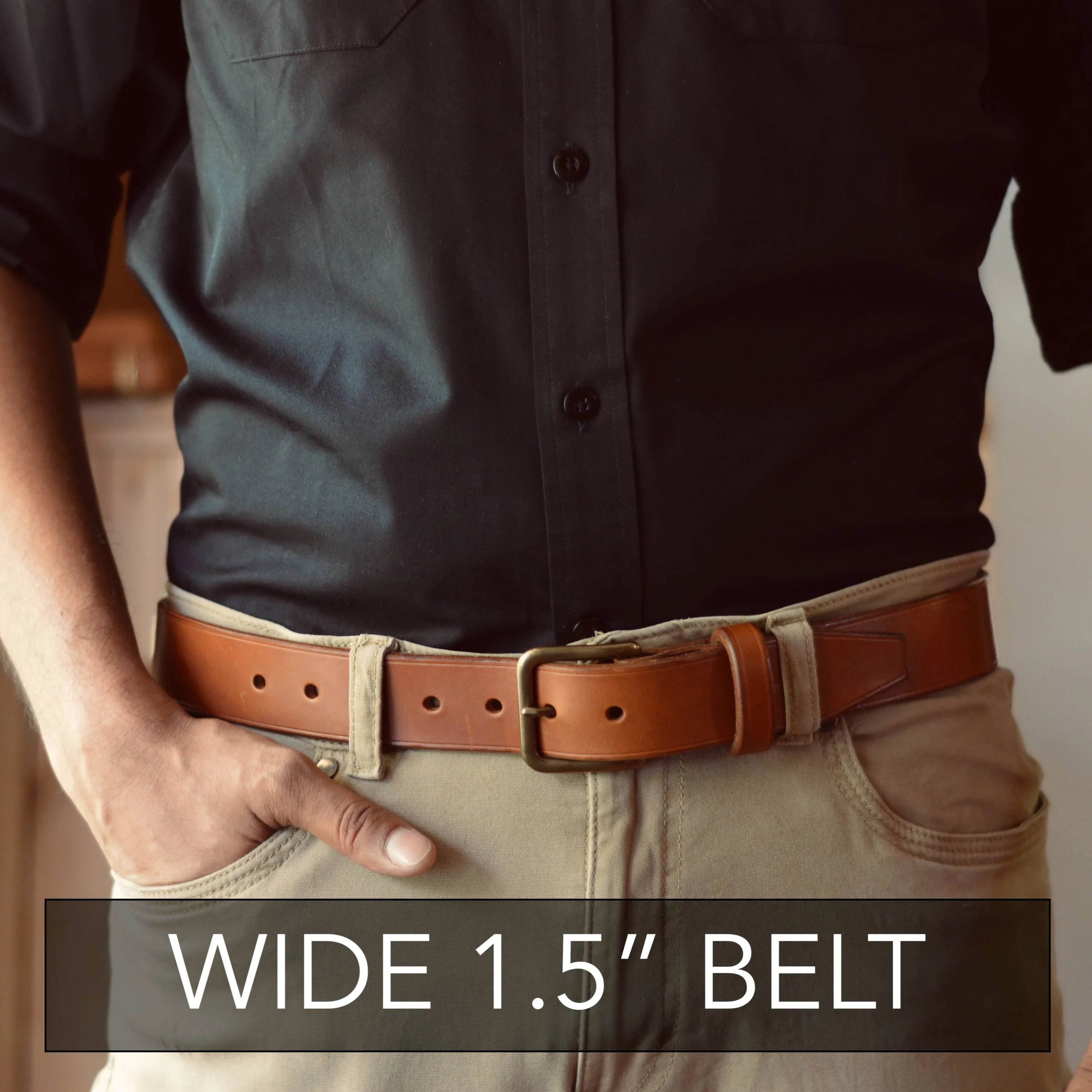 Lifetime Belts with Solid Brass Hardware