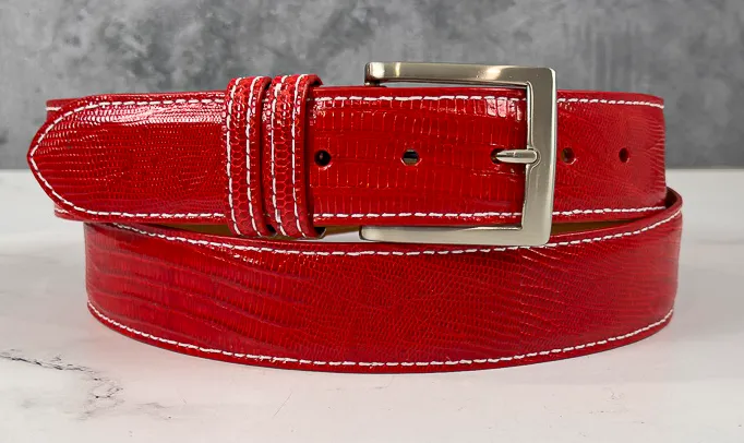 Lizard Belt: Red