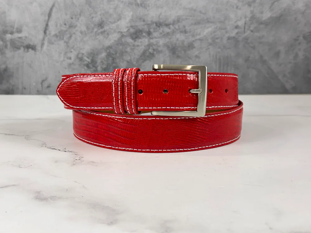 Lizard Belt: Red