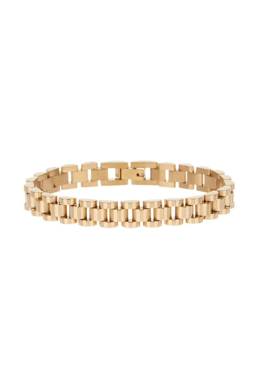 Luv AJ Timepiece Bracelet in Gold