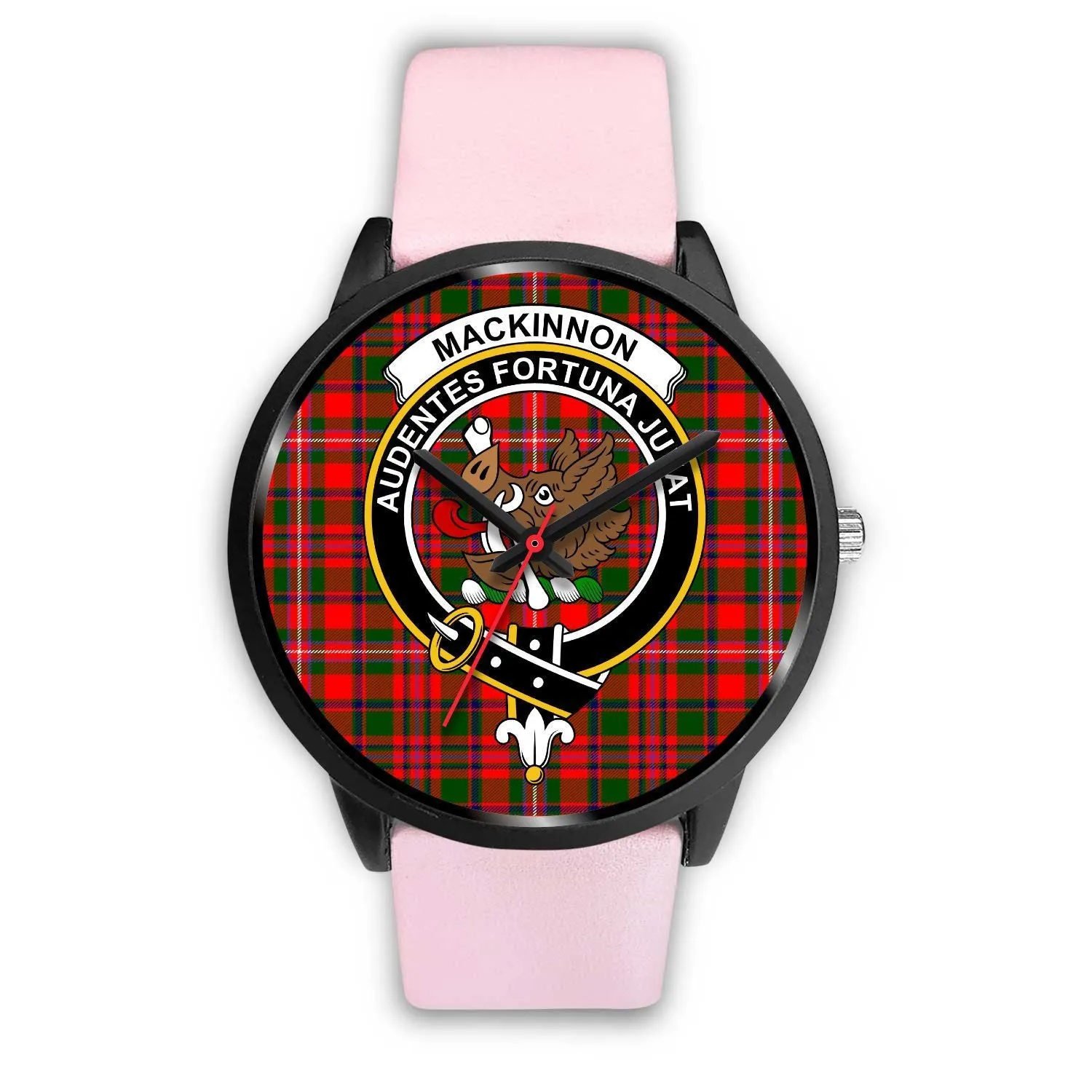 MacKinnon Modern Clan Badge Tartan Black Watch