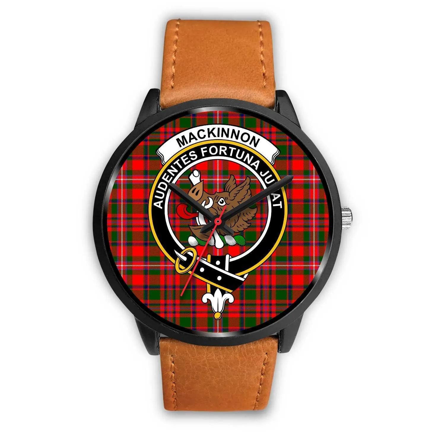 MacKinnon Modern Clan Badge Tartan Black Watch