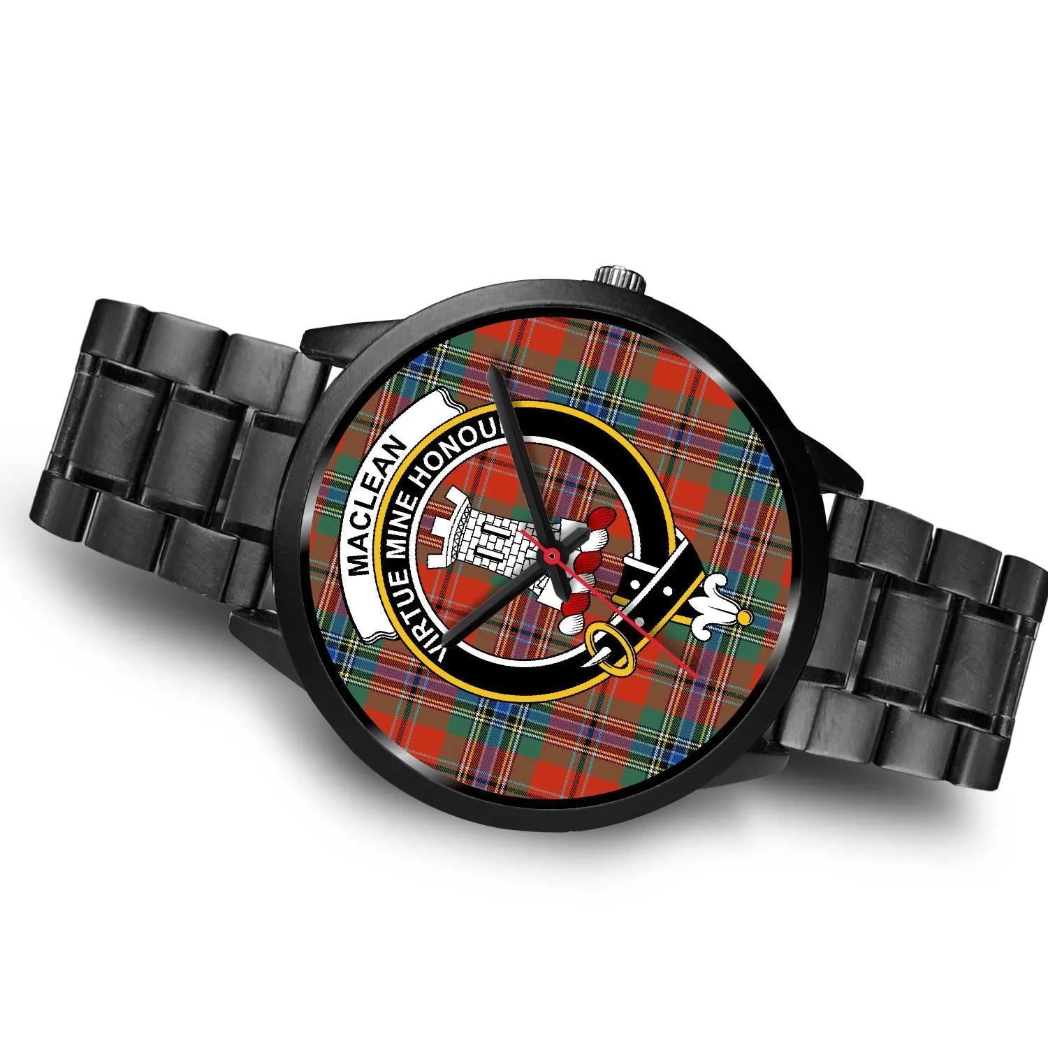 MacLean Of Duart Ancient Clan Badge Tartan Black Watch