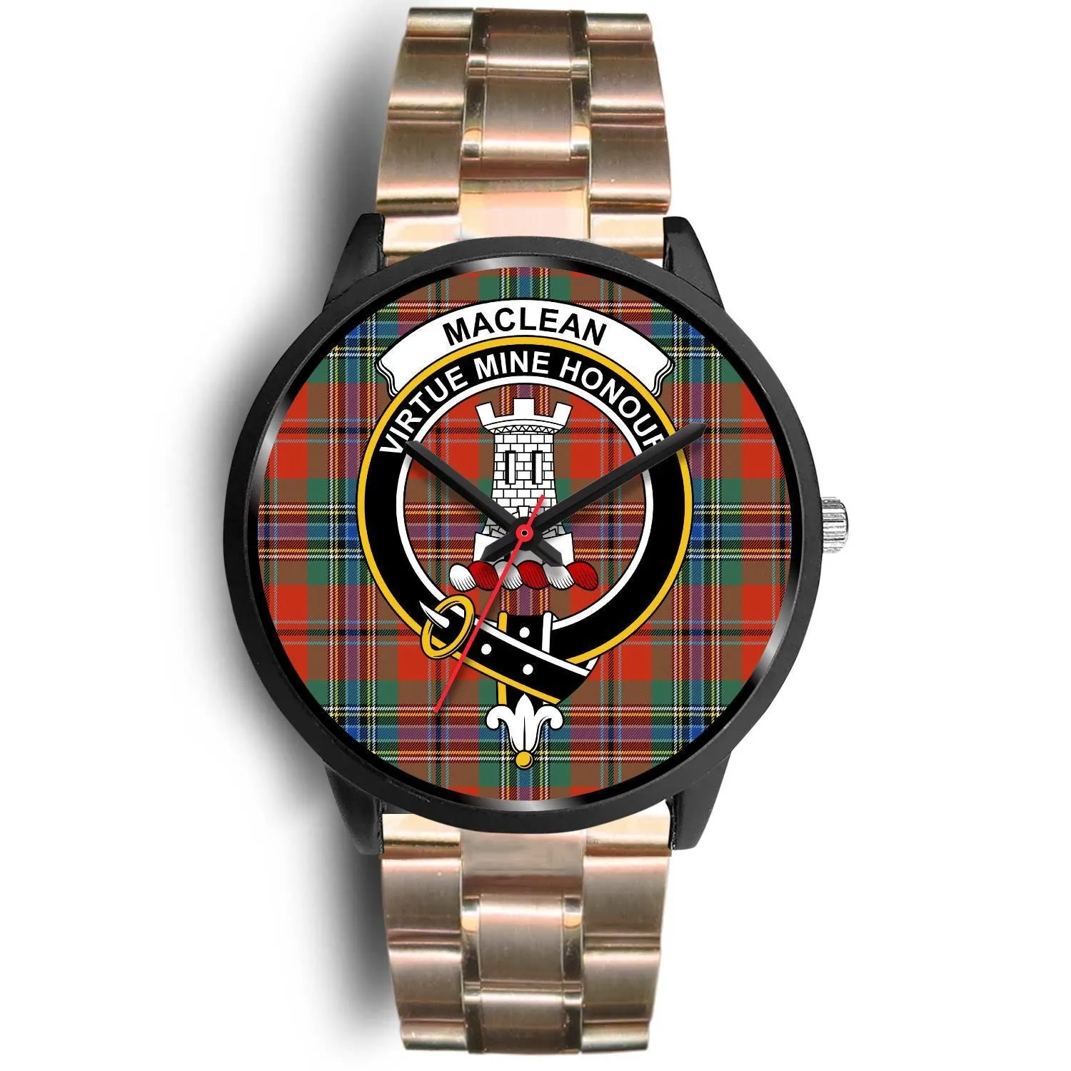 MacLean Of Duart Ancient Clan Badge Tartan Black Watch