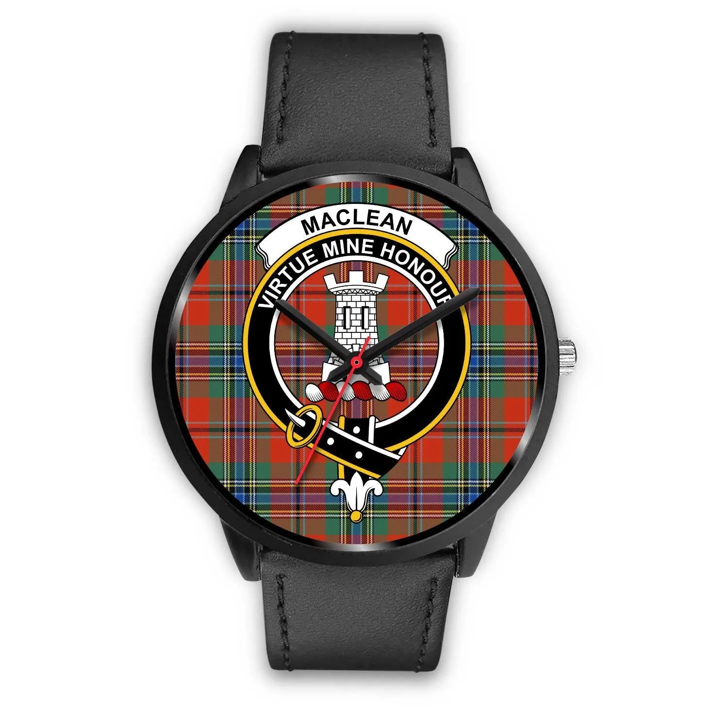 MacLean Of Duart Ancient Clan Badge Tartan Black Watch