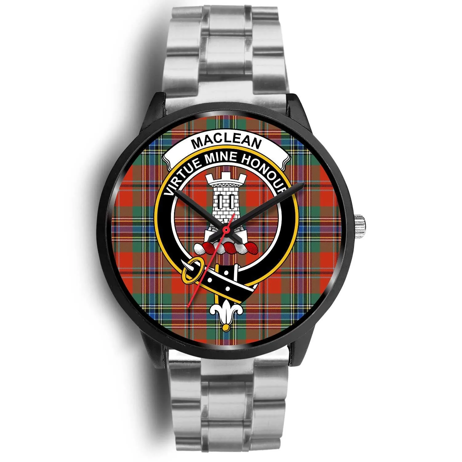 MacLean Of Duart Ancient Clan Badge Tartan Black Watch