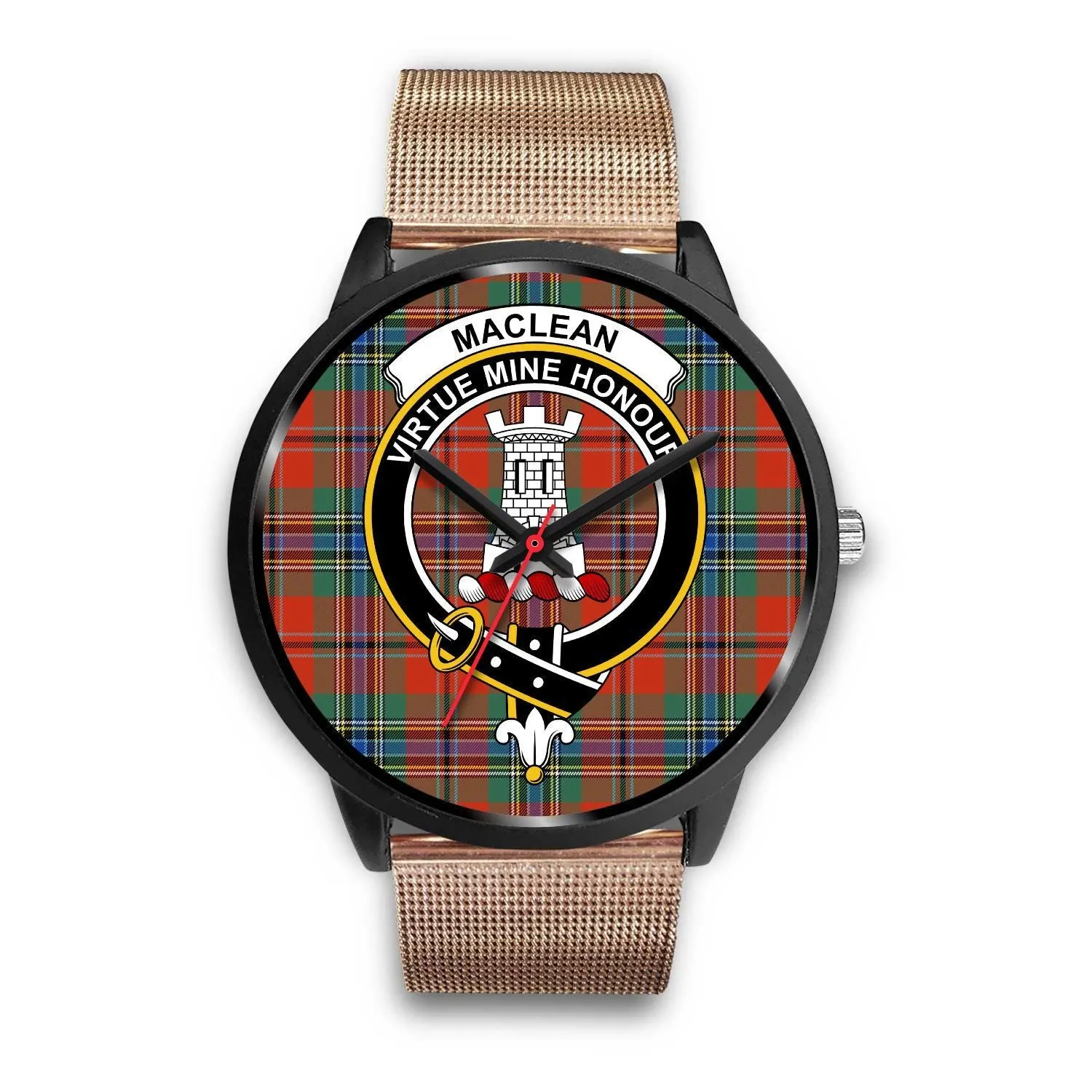 MacLean Of Duart Ancient Clan Badge Tartan Black Watch