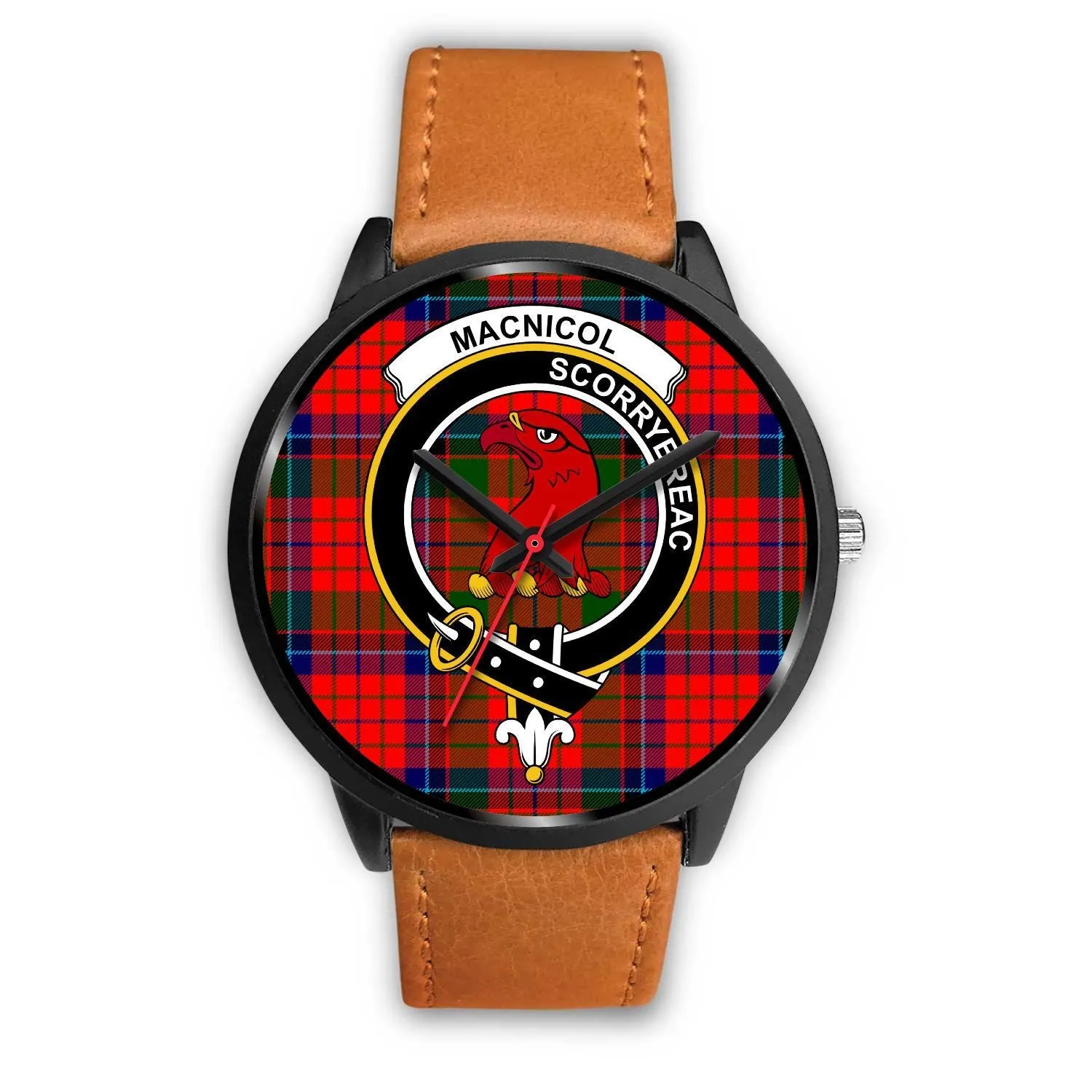 MacNicol (of Scorrybreac) Clan Badge Tartan Black Watch