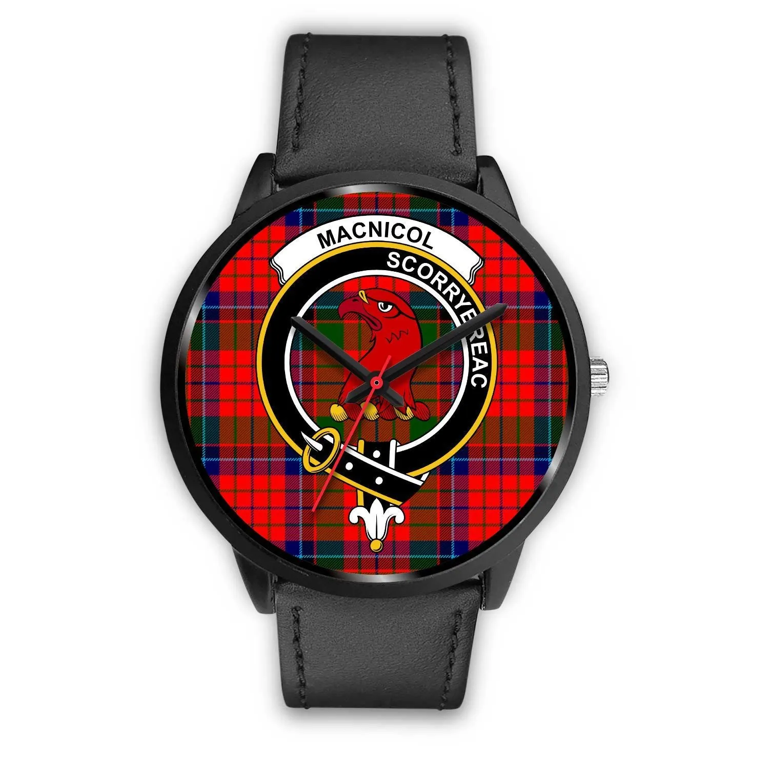 MacNicol (of Scorrybreac) Clan Badge Tartan Black Watch