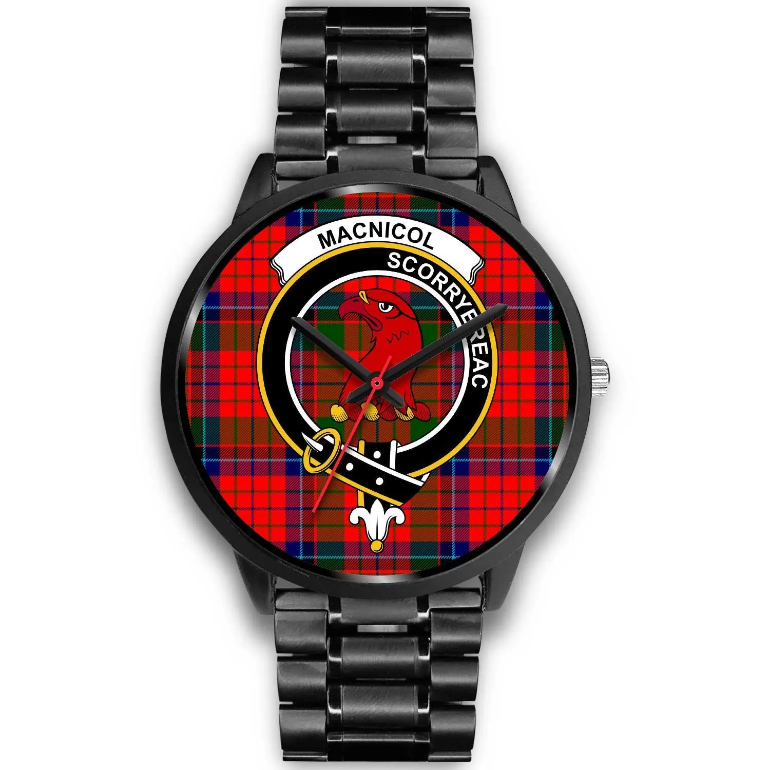 MacNicol (of Scorrybreac) Clan Badge Tartan Black Watch